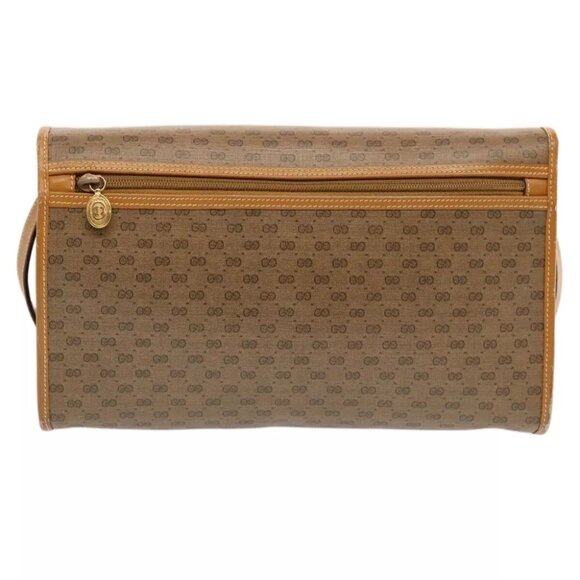 GUCCI Micro GG Supreme Shoulder Bag PVC Beige - Picture 7 of 7
